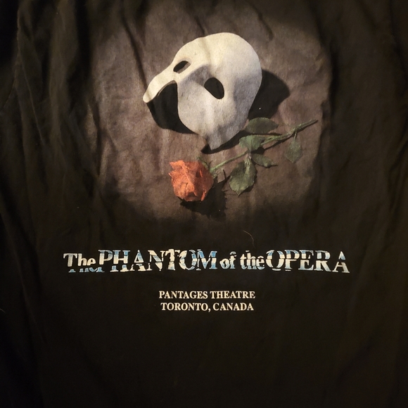 Vintage The Phantom Of The Opera T-Shirt - Picture 2 of 2